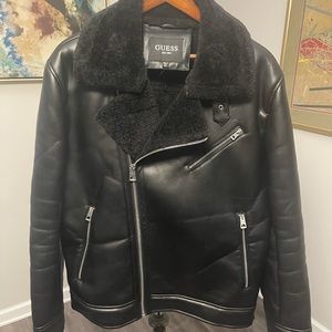 Guess Vintage Moto Bomber- Mens XXL Tag Size